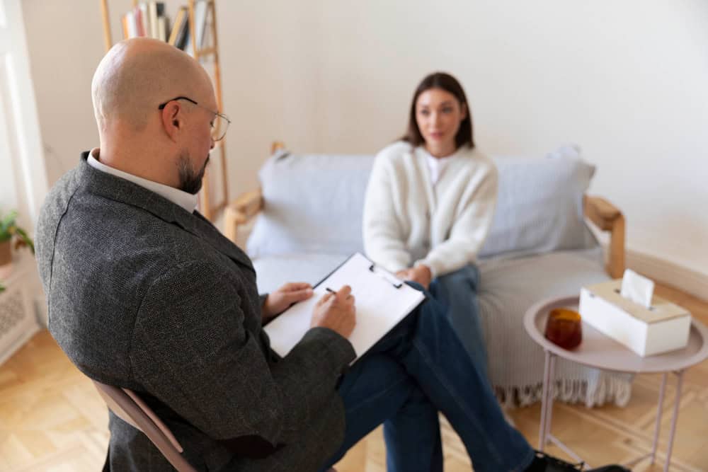 Family therapy in psychologist office
