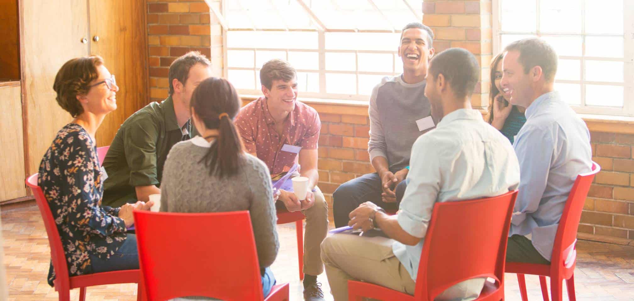 Group counseling during OCD treatment in Massachusetts.