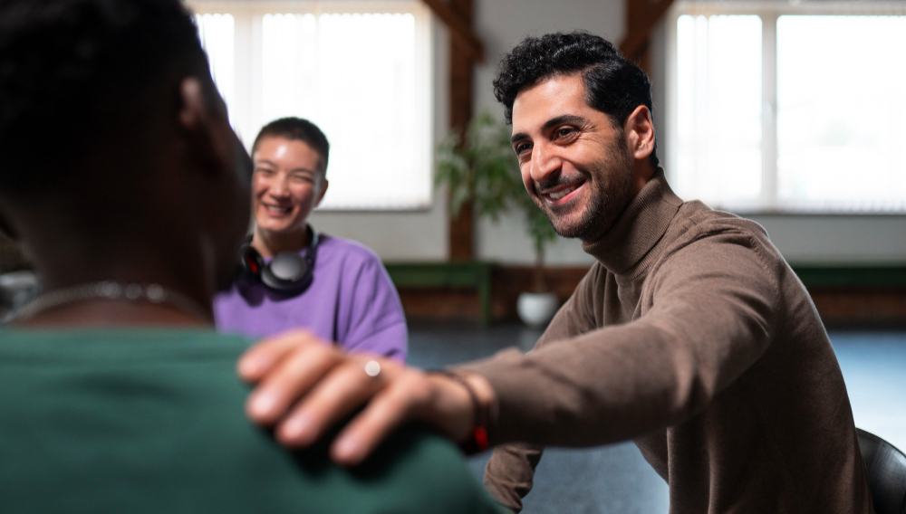 People gathering in a support group during IOP for depression and anxiety at Brook Behavioral Health.