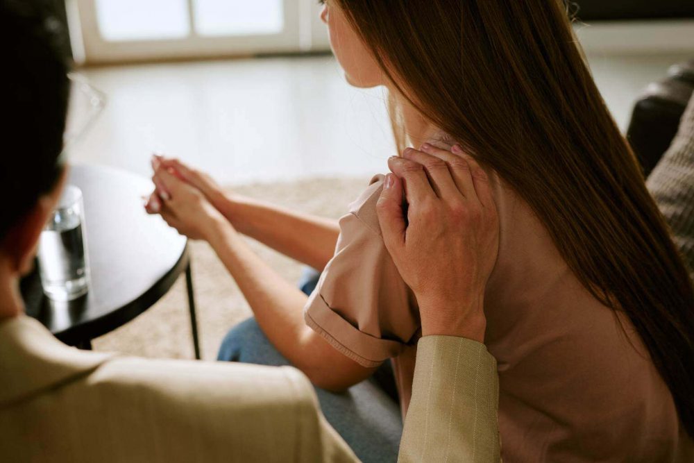 Compassionate therapist helping a client through BPD treatment in Massachusetts.